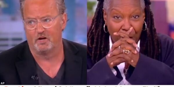 Whoopi Goldberg fights back tears as The View pays emotional tribute to Matthew Perry following his shock death - while recalling his wish to be 'remembered for helping people'