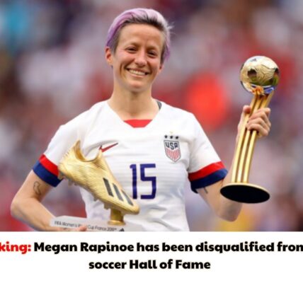 BREAKING: Megan Rapinoe has been disqualified from the soccer Hall of Fame