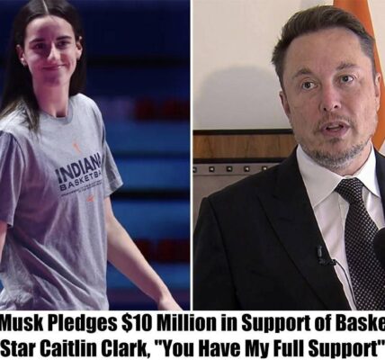 Breaking: Elon Musk Pledges $10 Million in Support of BasketƄall Star Caitlin Clark, "You Haʋe My Full Support"