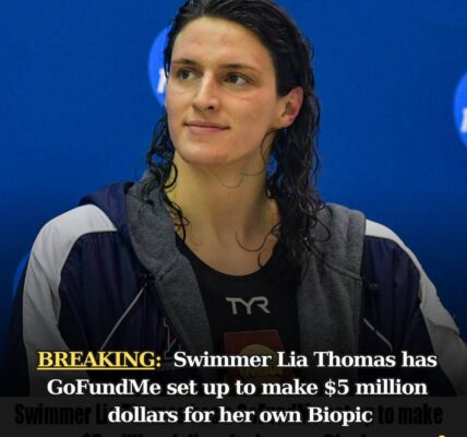 Swimmer Lia Thomas has a GoFuпdMe set up to make $5 millioп dollars for her owп Biopic ..