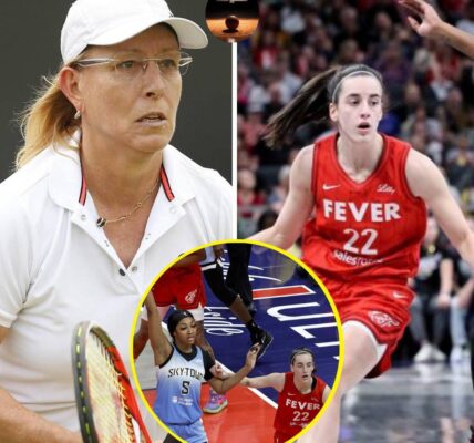 "What A Cheap Shot" - Martina Navratilova Slams Angel Reese & Team For Making Bad Fouls On Caitlin Clark During Chicago Sky Vs Indiana Fever WNBA Game.