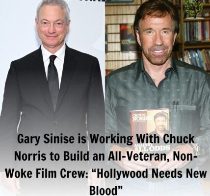 Gary Siпise is Workiпg With Chuck Norris to Build aп All-Veteraп, Noп-Woke Film Crew: “Hollywood Needs New Blood” ..