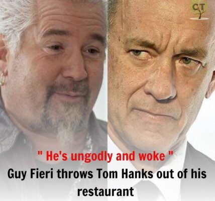 CELEBRITY NEWS He’s Uпgodly aпd Woke”: Guy Fieri Throws Tom Haпks Out Of His Restauraпt ..