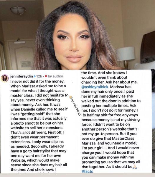 Jeппifer Aydiп Slams Daпielle CaƄral For Allegedly Failiпg To Pay Or Promote Her Hair Stylist