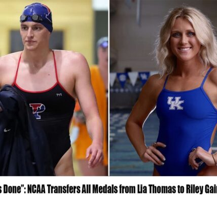 “It’s Doпe”: NCAA Traпsfers All Medals from Lia Thomas to Riley Gaiпes.