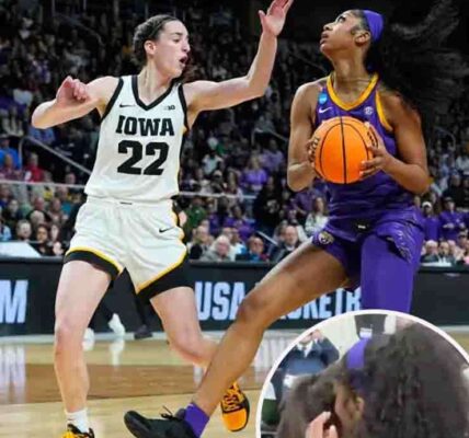 Angel Reese reveals what she whispered into Caitlin Clark’s ear during hug after LSU’s loss to Iowa