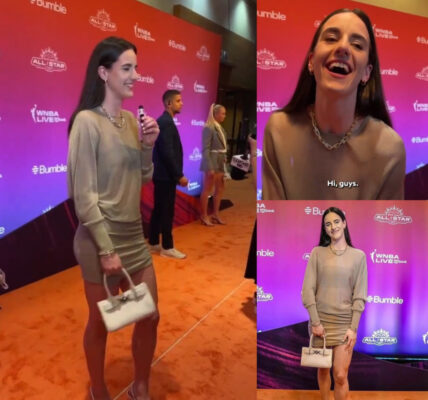 Social Networks Went Crazy When Caitlin Clark Showed Up To WNBA Orange Carpet With The Tiniest Mini-Skirt And See-Through Shirt +VIDEO