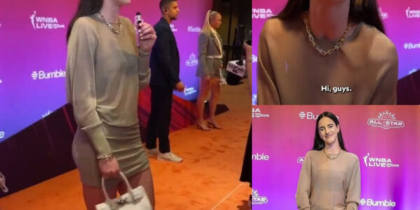 Social Networks Went Crazy When Caitlin Clark Showed Up To WNBA Orange Carpet With The Tiniest Mini-Skirt And See-Through Shirt +VIDEO