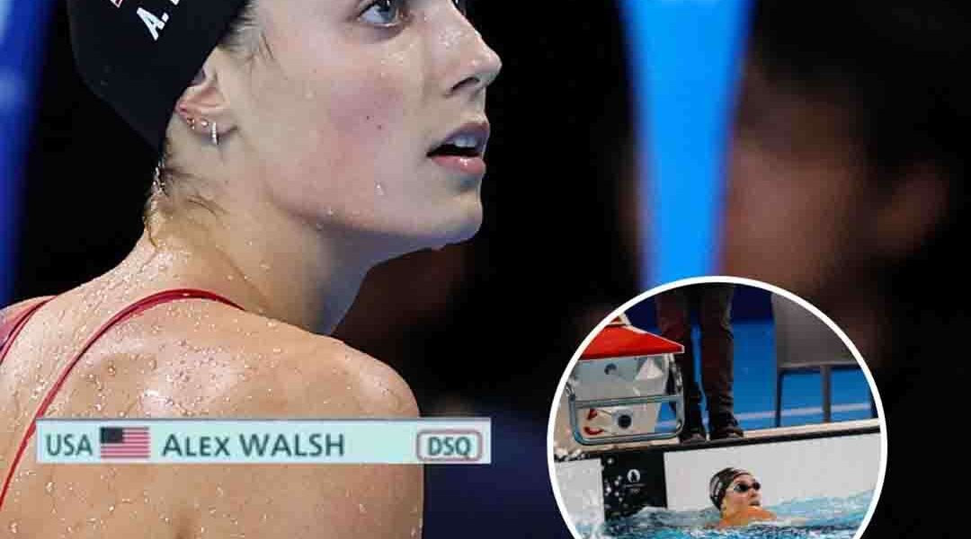 American swimmer disqualified in her only Olympic event after illegal violation