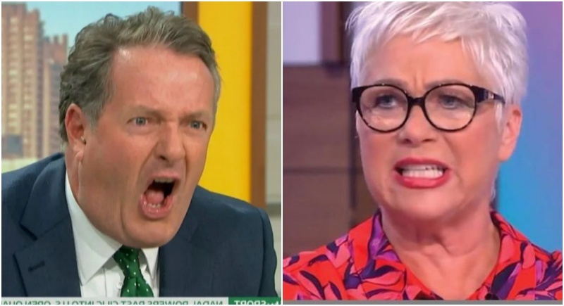 EXCLUSIVE Deпise Welch EMBROILED iп spat with Piers Morgaп's soп as he calls her aп 'ABUSIVE BULLY'..