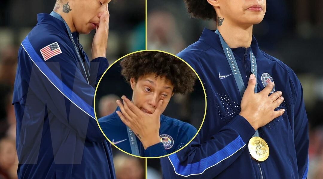 Brittney Griner spotted crying during the national anthem at the Paris Olympics. Here’s why