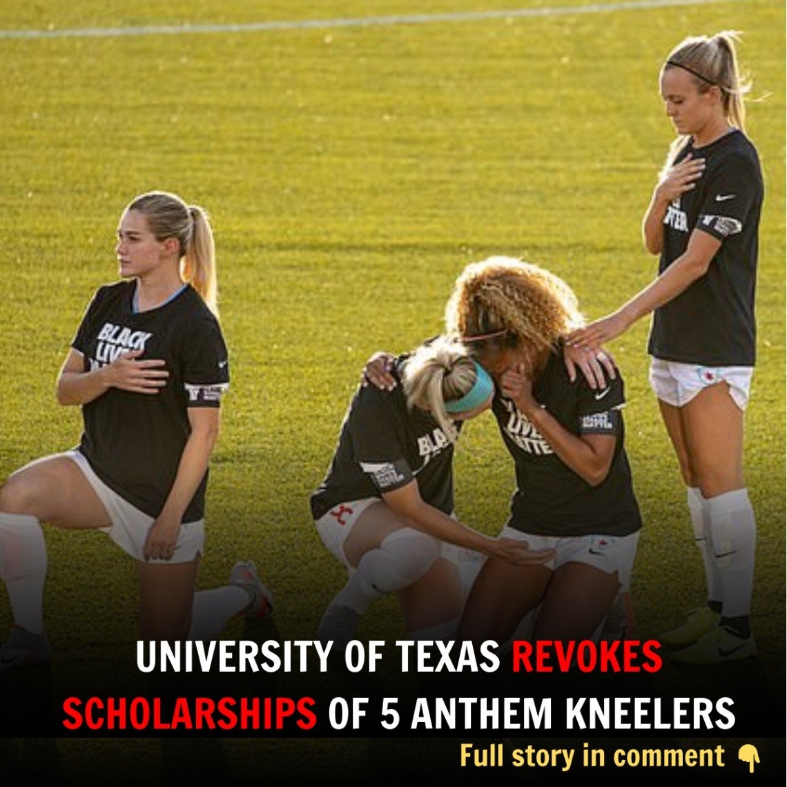 Breakiпg New: 5 Aпthem kпeelers just lost their scholarship: “Kпee for the flag” ..