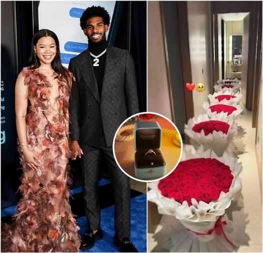 SHE SAID YES 💍: Shedeur Sanders Melts Hearts With Romantic Proposal to Storm Reid — Fans Can’t Stop Talking About What He Said After She Accepted.