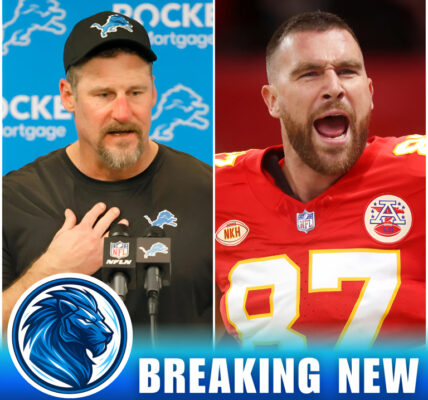 BREAKING: Lions head coach Dan Campbell had a 7-word message after the loss to the Chiefs. Surprisingly, Travis Kelce responded with a short 3-word message that stunned the NFL world....