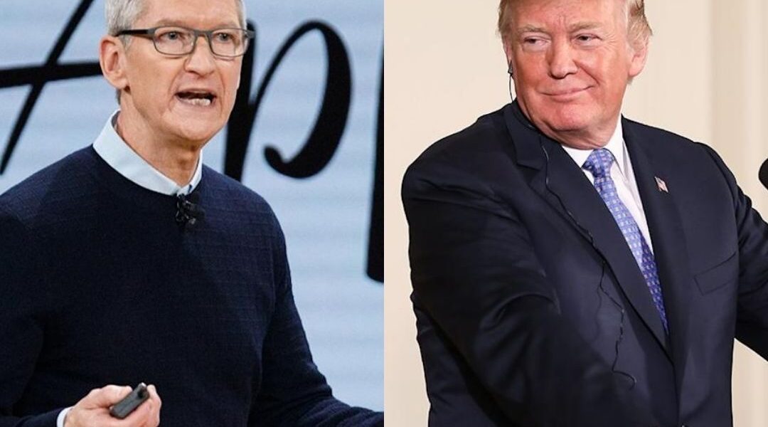 BBC NEWS reported: 30 minutes ago, President Trump made a harsh statement asking Tim Cook to leave the United States immediately, Apple CEO Chairman responded: “If you want to use your power to suppress others, I will make public what…