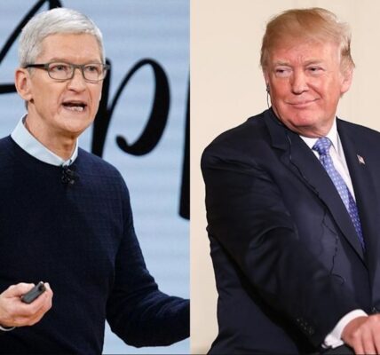 BBC NEWS reported: 30 minutes ago, President Trump made a harsh statement asking Tim Cook to leave the United States immediately, Apple CEO Chairman responded: “If you want to use your power to suppress others, I will make public what…