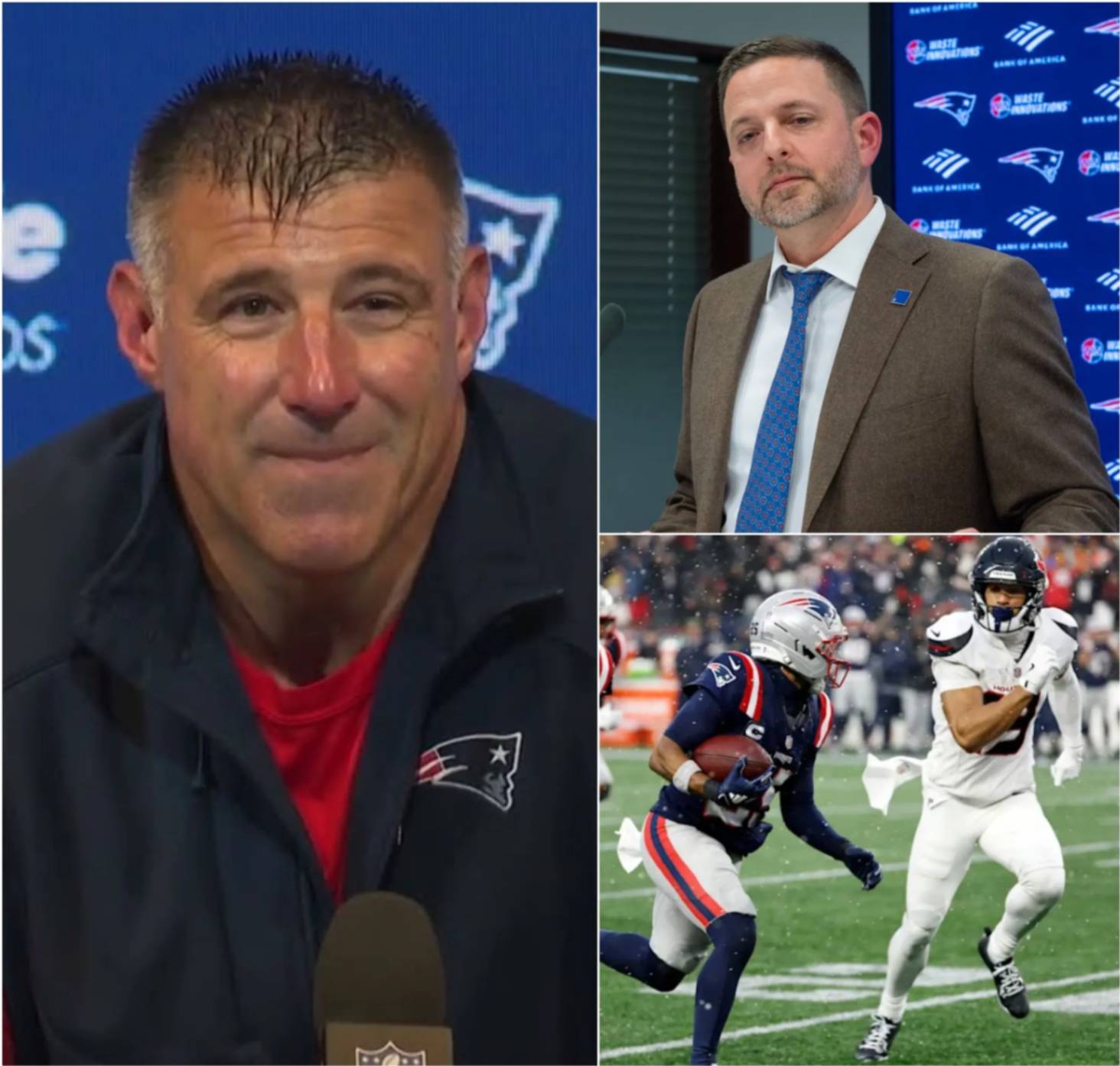 BREAKING NEWS: There are rumors suggesting that Patriots head coach Mike Vrabel will resign, regardless of whether the team wins the Super Bowl